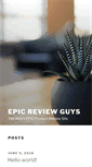 Mobile Screenshot of epicreviewguys.com