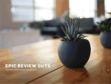 Tablet Screenshot of epicreviewguys.com